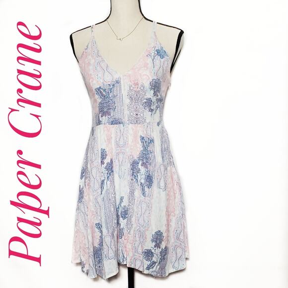 Paper crane floral dress SZ S - Picture 1 of 5